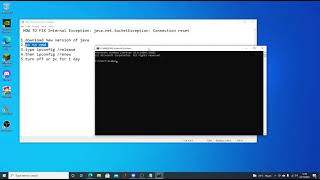 HOW TO FIX Internal Exception javanetSocketException Connection reset [upl. by Naasar]