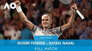 Roger Federer v Rafael Nadal Full Match  Australian Open 2017 Final [upl. by Bear409]