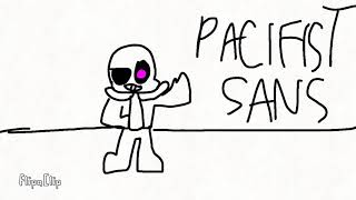 Pacifist sans theme song fan made [upl. by Eerok]