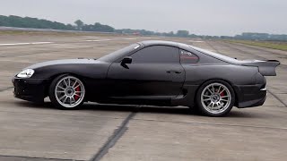 1400HP Toyota Supra MK4 BIG TURBO  FAST 0305 KMH Acceleration [upl. by Landmeier]