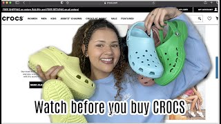 EVERYTHING YOU NEED TO KNOW ABOUT CROCS CLASSIC BAYA PLATFORM ampBAE CLOGS FULL REVIEWSIZE GUIDE [upl. by Htial6]