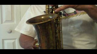 Giant Steps W Buescher True Tone Low Pitch Alto Saxophone Great Sound amp Intonation [upl. by Ullund]