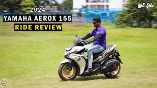 Yamaha Aerox 155 s Complete Ride Review  Top Speed Breaking Suspension etc  B4Choose [upl. by Ocin]