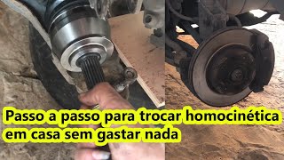 COMO TROCAR EM CASA A HOMOCINÉTICA DO CARRO QUALQUER UM FAZ VÍDEO MAIS COMPLETO DO MUNDO [upl. by Leo783]