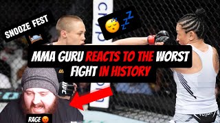 MMA GURU REACTS TO THE WORST FIGHT IN HISTORY [upl. by Theadora372]