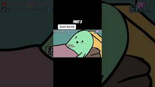 Salah bantal part 2 animation cartoon tekotok viralvideo [upl. by Lienad]