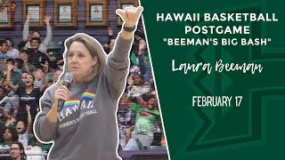 Hawaii Basketball Postgame vs UCSB Laura Beeman [upl. by Sena947]