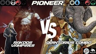 Rakdos Vampires VS Quintorius Combo MTG Pioneer [upl. by Tratner965]