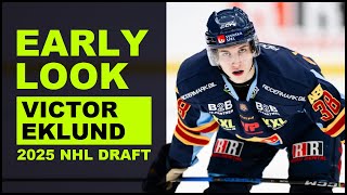 VICTOR EKLUND HIGHLIGHTS  2025 NHL Draft [upl. by Ebba]