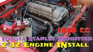 Toyota Starlet 82 Modified 2 Jz Engine [upl. by Massiw269]