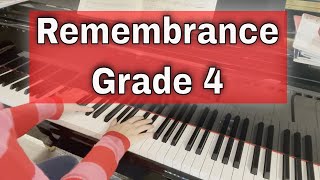 Remembrance by Maria Mifsud  Trinity piano grade 4 2021  2023 TCL [upl. by Niai923]