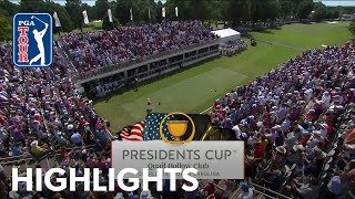 Highlights  Rounds 3 and 4  Presidents Cup  2022 [upl. by Brena153]