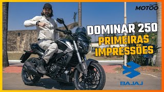 Dominar 250 é boa Nova Bajaj contra Twister e FZ25 [upl. by Dygal]