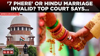 Supreme Court On Hindu Marriage  Hindu Marriage Invalid With Requisite Ceremonies Says Top Court [upl. by Dor]