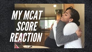 MCAT score reveal and reaction video Gets emotional [upl. by Etiam]