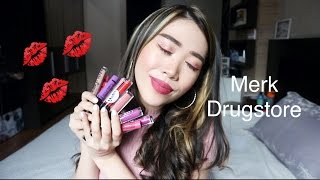 5 LIQUID LIPSTICK DRUGSTORE TERBAIK  cuvious [upl. by Eneja857]