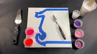 Acrylic Pouring Failure is definitely an Option as Long as it is Fun Unique Fluid Art [upl. by Rondi190]