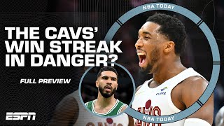 Can the Celtics BREAK the Cavaliers 15game win streak 😳  NBA Today [upl. by Aerua]