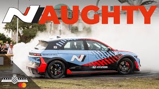 Hyundai Ioniq 5 N Drift has a wild global debut at FOS [upl. by Jaynell50]