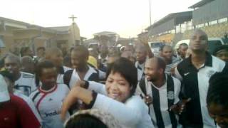 Mochudi Centre Chiefs vs Township Rollers MAGOSI CELEBRATING VICTORY [upl. by Jaycee]