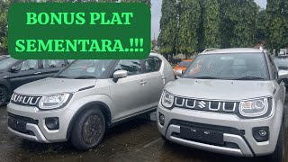 SUZUKI IGNIS GX AGS SILVER NIK 2023  DISCOUNT 30JUTA  BELI CASH SIAP KIRIM SEINDONESIA [upl. by Enaek]