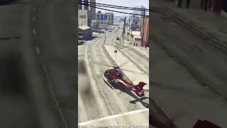 Trevor lands a helicopter on a blimp Grand Theft Auto V [upl. by Anthe]