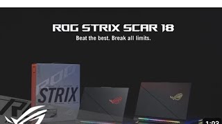 New 2024 ROG strix SCAR 18 Official Unboxing Video  Asus ROG rog [upl. by Arriaes]