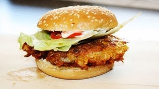 REZEPT CRISPY CHICKEN BURGER KING STYLE  SCHNELL amp EINFACH [upl. by Urina]