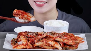 Fresh Kimchi geotjeori and Newly Harvested Rice • Making and Eating • Cooking Mukbang ASMR [upl. by Keeton]