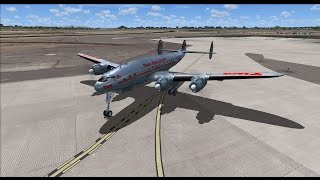 Around the World in the Lockheed Constellation KORD to KIAD [upl. by Vivle235]