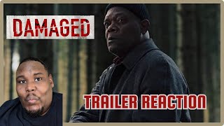 Reacting to the Intense Thriller Damaged Trailer Reaction [upl. by Amikay]