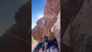 Slingshot V67 7A  Gateway Canyon • Red Rock Bouldering NV [upl. by Leuqer]