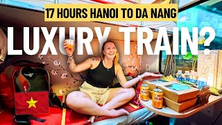 THE BEST OVERNIGHT TRAIN IN VIETNAM Traveling in Vietnam by train from Hanoi to Da Nang 🇻🇳 [upl. by Sonia]