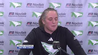 North Dakota winter sports press conference [upl. by Datha]