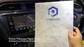 Presizes Infotainment Protector on Volkswagen Tiguan Highline [upl. by Burack]