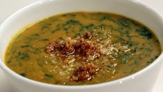 Lasooni Palak Dal  Chef Roopa Nabar  Sanjeev Kapoor Khazana [upl. by Ahsauqal809]