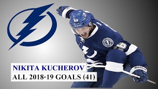 Nikita Kucherov 86 All 41 Goals of the 201819 NHL Season [upl. by Leavitt986]