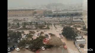 inundaciones repentinas en Málaga España por la mega Dana [upl. by Leffert]