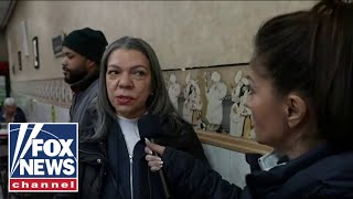 AOC constituents rage over crime migrants Cant walk around after 7pm [upl. by Avi282]