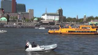 Hafengeburtstag Hamburg 2016 Einlaufparade Hamburger Hafen [upl. by Walden]