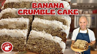 CHEF RV’s SECRET TO A VERY MOIST BANANA CRUMBLE CAKE [upl. by Aicenra]