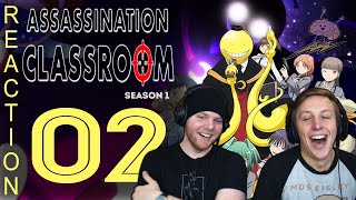 SOS Bros React  Assassination Classroom Season 1 Episode 2  Baseballs and Assassination [upl. by Deragon]