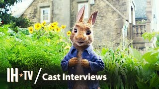 PETER RABBIT 2018 Cast Interviews  James Corden Margot Robbie Domhnall Gleeson Rose Byrne HD [upl. by Kahn]