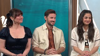 Chyler Leigh Evan Williams amp Sadie LaflammeSnow on ‘The Way Home’ fan theories  New York Live TV [upl. by Natiha463]