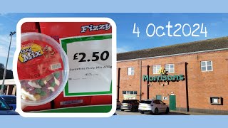 UK Supermarket 🇬🇧  Morrisons 🛍️  4 Oct2024☕ [upl. by Liesa]