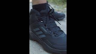 ADIDAS Terrex AX4 MID GORE TEX Hiking Shoes Core Black Carbon Grey Men  Zalando [upl. by Cleave763]