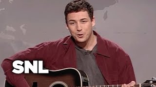 Weekend Update Adam Sandler on Hanukkah  SNL [upl. by Lehet]