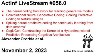 Active Inference LiveStream 0560  Neural coding Predictive processing and Cognitive modeling [upl. by Kial]