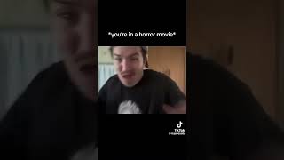 Pov you’re in a horror movie fypシ゚ funnymemes shortsfeed memes memearchive memeschallenge [upl. by Kraft]