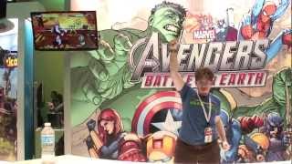 The Avengers Battle For Earth Kinect HandsOn  Nerdy Show at E3 2012 [upl. by Audly]